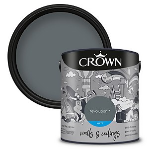 Crown Matt Emulsion Paint Revolution - 2.5L