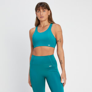 Brassière de sport MP Tempo Ultra pour femmes – Lagon foncé