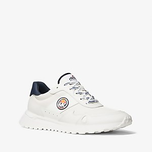 Michael Kors X ellesse Miles Nylon Gabardine and Leather Trainer - 5.5