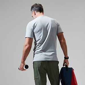 Grey Fangs Peak Short Sleeve Tee für Herren - Dunkelgrau