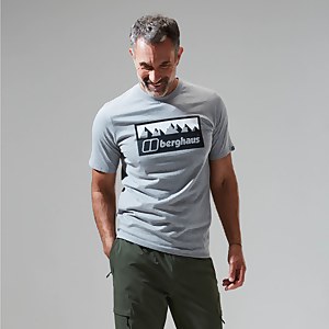 Grey Fangs Peak Short Sleeve Tee für Herren - Dunkelgrau