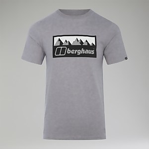 Grey Fangs Peak Short Sleeve Tee für Herren - Dunkelgrau