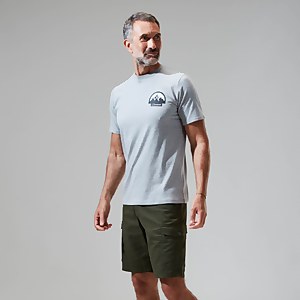 Grossglockner MTN Short Sleeve Tee für Herren - Dunkelgrau