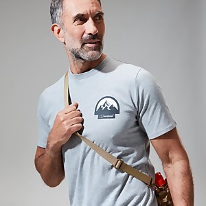 Grossglockner MTN Short Sleeve Tee für Herren - Dunkelgrau