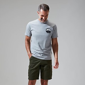 Grossglockner MTN Short Sleeve Tee für Herren - Dunkelgrau