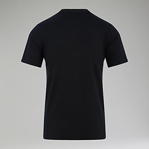 Men's Grey Fangs Peak Short Sleeve Tee Black