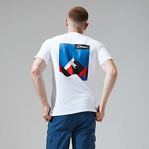 Dolomites MTN Short Sleeve Tee für Herren - Weiß
