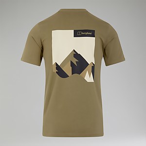 Dolomites MTN Short Sleeve Tee für Herren - Hellgrün