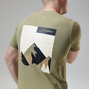 Dolomites MTN Short Sleeve Tee für Herren - Hellgrün