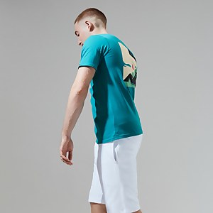 Buttermere Short Sleeve Tee für Herren - Dunkles Türkis