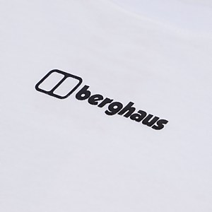 Boyfriend Dolomites MTN Short Sleeve Tee für Damen - Weiß