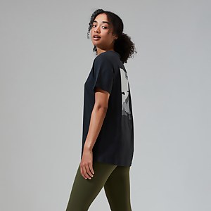 Boyfriend Buttermere Short Sleeve Tee für Damen - Schwarz