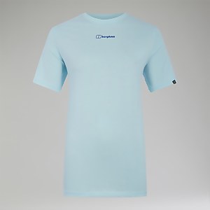 Boyfriend Dolomites MTN Short Sleeve Tee für Damen - Hellblau