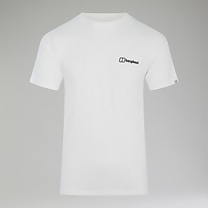 Men's Snowdon Colour Logo Short Sleeve Tee White