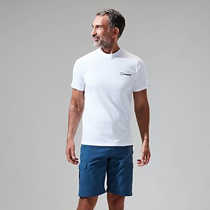 Men's Snowdon Colour Logo Short Sleeve Tee White