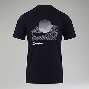 Snowdon Colour Logo Short Sleeve Tee für Herren - Schwarz