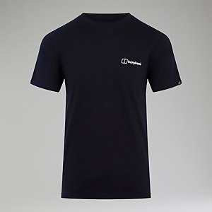 Snowdon Colour Logo Short Sleeve Tee für Herren - Schwarz