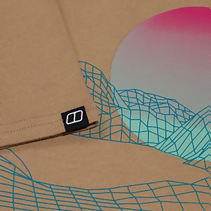 Snowdon Colour Logo Short Sleeve Tee für Herren - Naturfarben