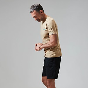 Snowdon Colour Logo Short Sleeve Tee für Herren - Naturfarben