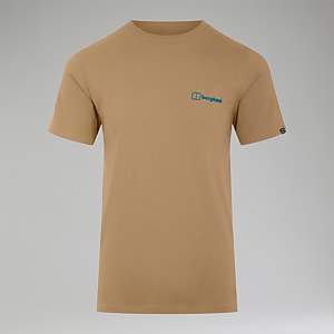 Snowdon Colour Logo Short Sleeve Tee für Herren - Naturfarben