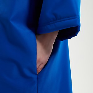Poncho de change plage Adulte Bleu