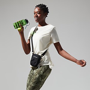 Relaxed Super Stretch Tech T-Shirt für Damen - Naturfarben