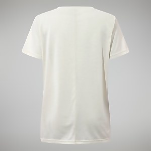 Relaxed Super Stretch Tech T-Shirt für Damen - Naturfarben