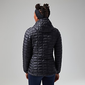 Cuillin Isolierter Hoodie für Damen - Schwarz/Grau