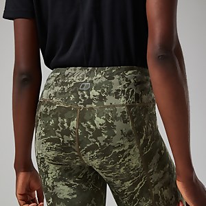 Women's Zannia 7/8 Legging - Green/Dark Green