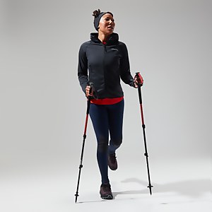Heuberg Hoodie für Damen - Schwarz/Grau