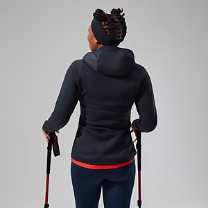 Heuberg Hoodie für Damen - Schwarz/Grau