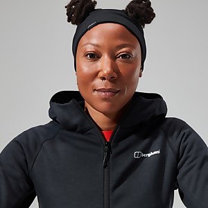 Heuberg Hoodie für Damen - Schwarz/Grau