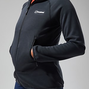 Heuberg Hoodie für Damen - Schwarz/Grau
