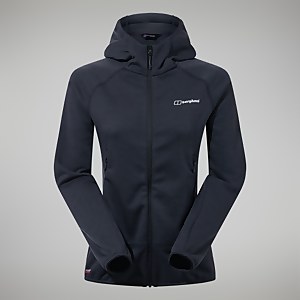 Heuberg Hoodie für Damen - Schwarz/Grau