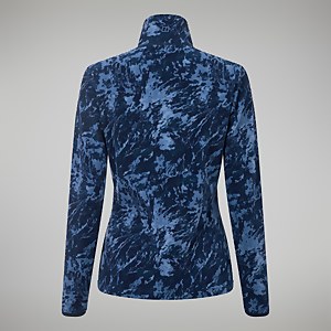Navala Half Zip Fleece für Damen - Blau/Dunkelblau