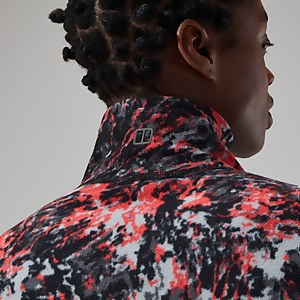 Navala Half Zip Fleece für Damen - Hellgrau/Dunkelgrau