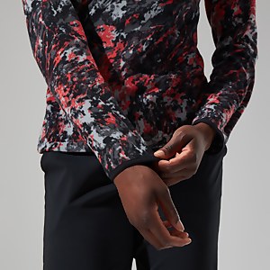 Navala Half Zip Fleece für Damen - Hellgrau/Dunkelgrau