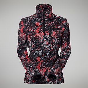 Navala Half Zip Fleece für Damen - Hellgrau/Dunkelgrau