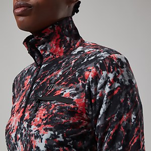 Navala Half Zip Fleece für Damen - Hellgrau/Dunkelgrau