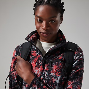Navala Half Zip Fleece für Damen - Hellgrau/Dunkelgrau