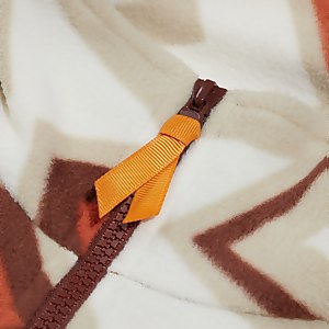 Unisex Prism Print Trango Half-zip Fleece - Natural/Brown