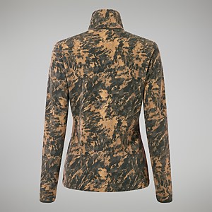 Navala Half Zip Fleece für Damen - Grün/Dunkelgrün