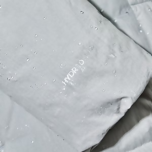 Women's Saffren Down Duster Hooded Jacket - Light Grey/Black