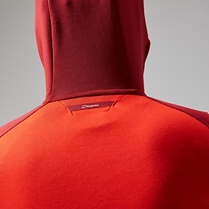 Heuberg Hoodie für Damen - Orange/Dunkelrot