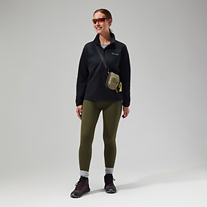 Fadley Half Zip Fleece für Damen - Schwarz