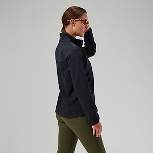 Fadley Half Zip Fleece für Damen - Schwarz