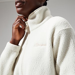 Women's Hawksker Half Zip Fleece - Natural