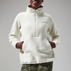 Women's Hawksker Half Zip Fleece - Natural