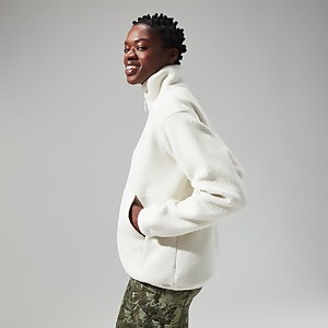 Women's Hawksker Half Zip Fleece - Natural