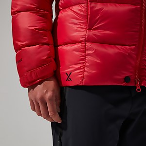 MTN Arete Ultra Down Hoodie für Damen - Rot
